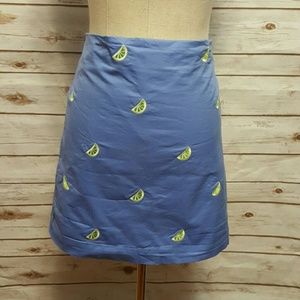 Vineyard Vines Lime Wedge Skirt